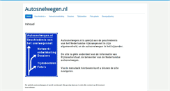 Desktop Screenshot of bosatlas.autosnelwegen.nl
